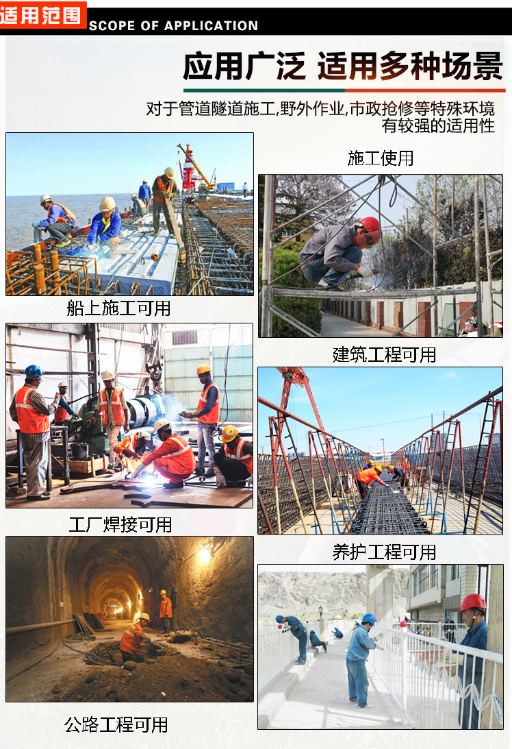 單相電動(dòng) 5KW汽油發(fā)電電焊一體機(jī)適用范圍